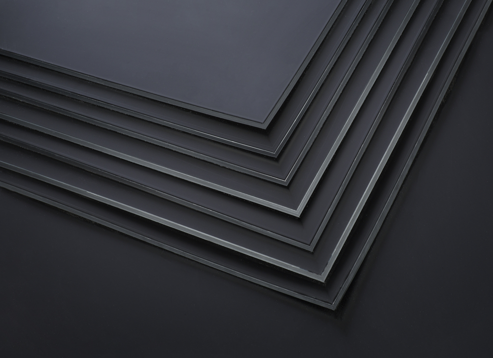 Stack of rubber sheets